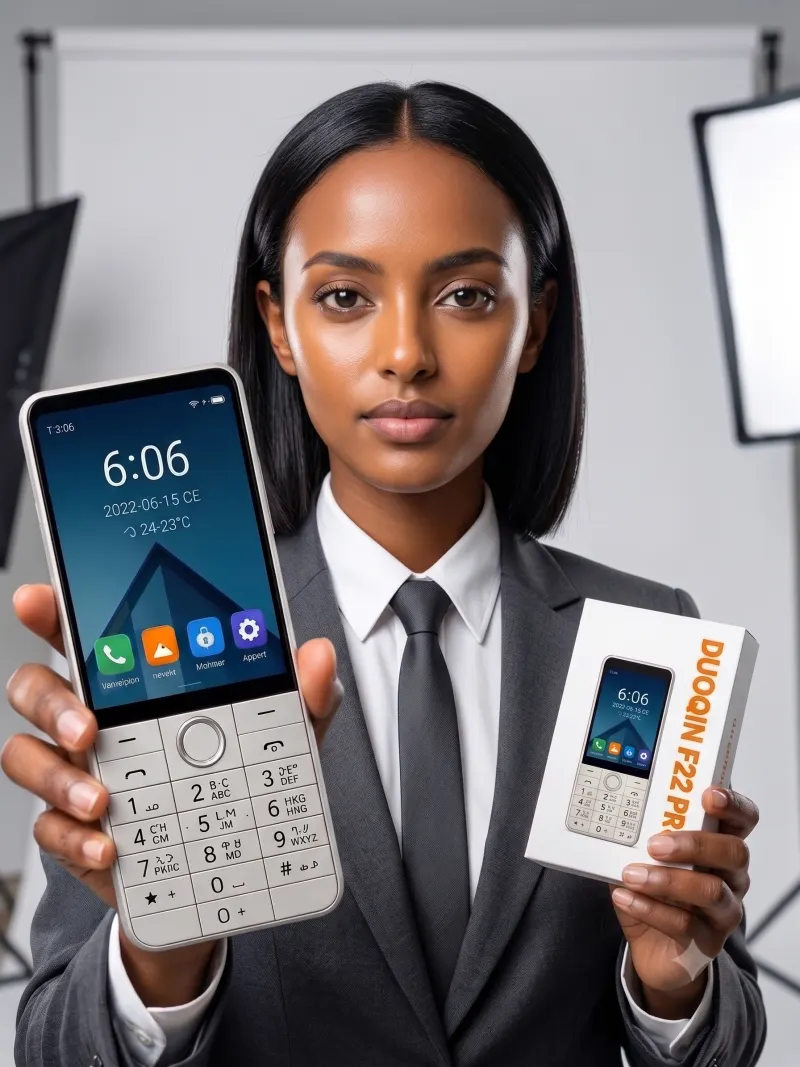 Duoqin F22 Pro held by a model at Hanika Balay