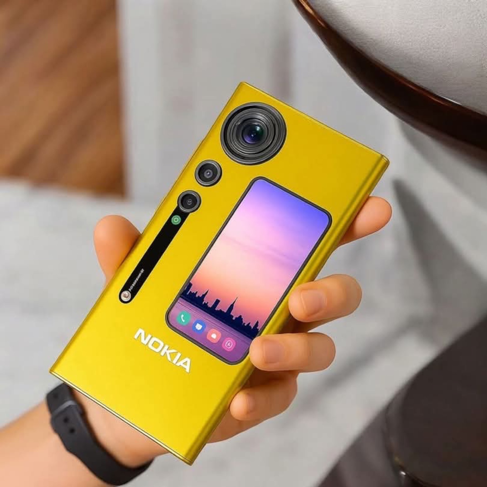 Phone on display at Hanika Balay — photo 8